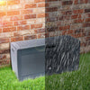 310 Liter Kissenbox, Gartenbox Aufbewahrung Wasserdicht Auflagenbox, Anthrazit - vounot