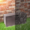 310 Liter Kissenbox, Gartenbox Aufbewahrung Wasserdicht Auflagenbox, Brown - vounot