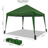 Faltpavillon 3x3m, mit 4 Sandsäcke, Pop Up, UV-Schutz 50+, Grün - vounot